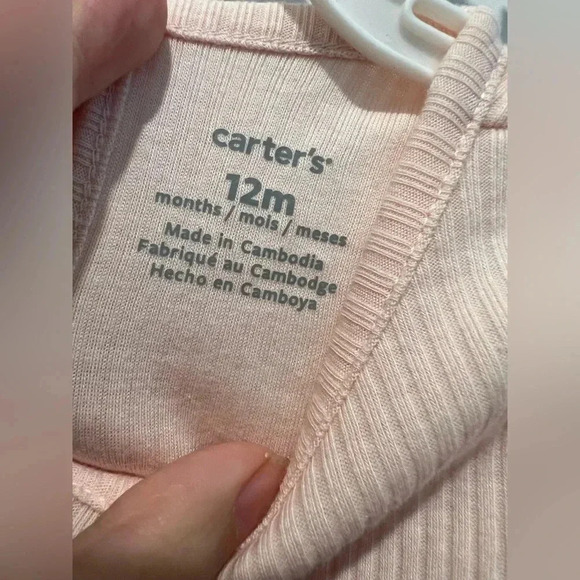 Carter's Baby Girl Pink Dress Size 12M NWT - Picture 4 of 6